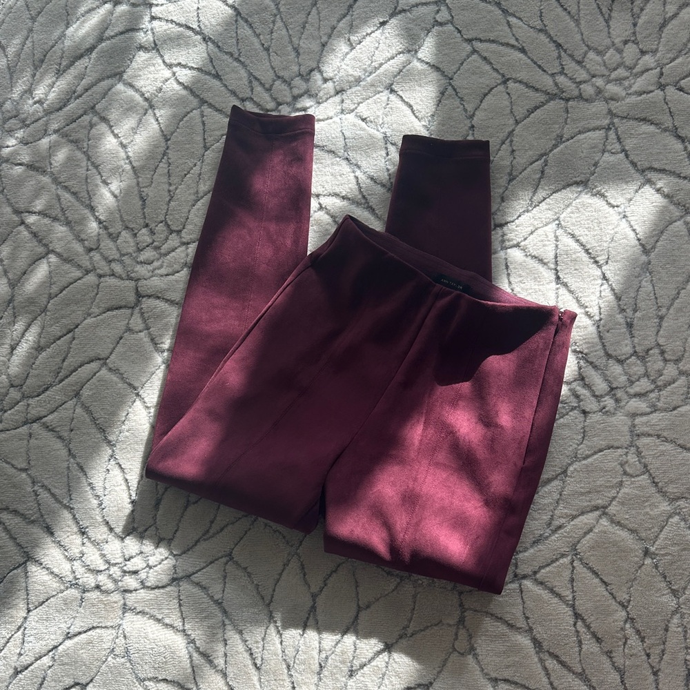 Ann Taylor Women's Burgundy Boot Cut Pants
